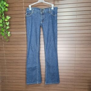Bisou Bisou Vintage Bootcut Low Rise Stretch Women's Jeans Size 6